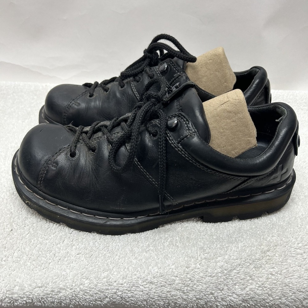 Dr Martens Mens Size 10 Black Leather 11532 Chunky Monkey Work Shoes